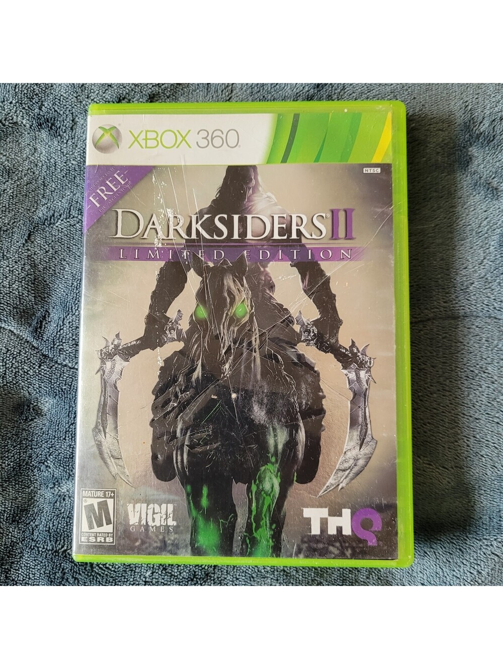 Darksiders II XBOX 360 Video Game Vigil XBOX Live Missing Manual